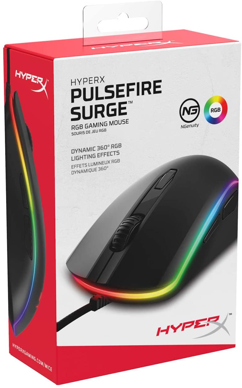 HyperX Pulsefire Surge - RGB Wired Optical Gaming Mouse HyperX Pulsefire Surge - RGB Wired Optical Gaming Mouse